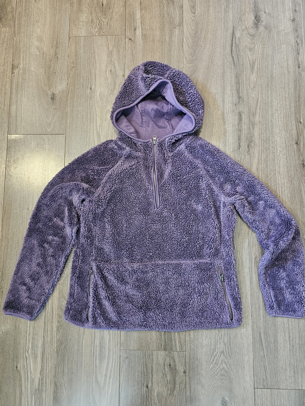 Everlast Plush Hooded Pullover - Purple